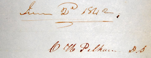 Portrait of Charles H. Pelham, War of 1812 veteran and first Independence County Surveyor