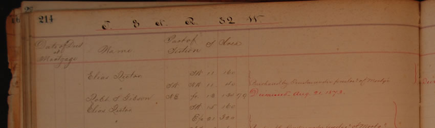 State Bank Lands Registers